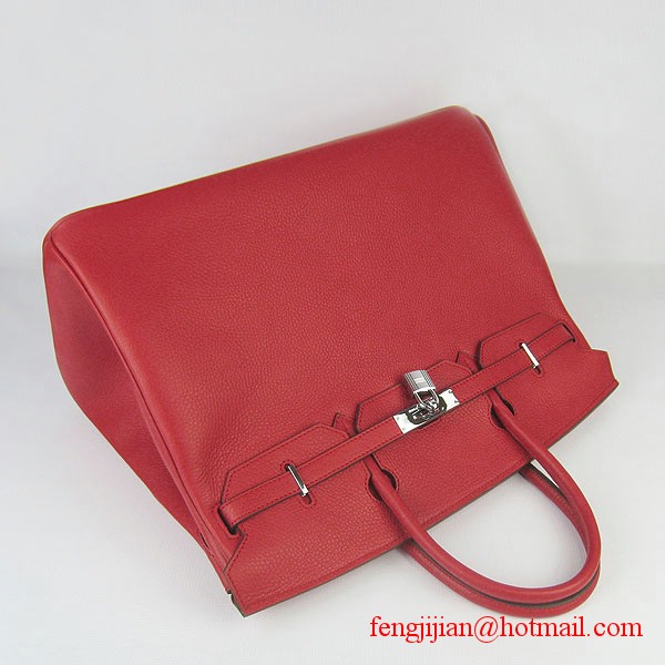 Hermes Birkin 40cm Togo Bag Red 6099